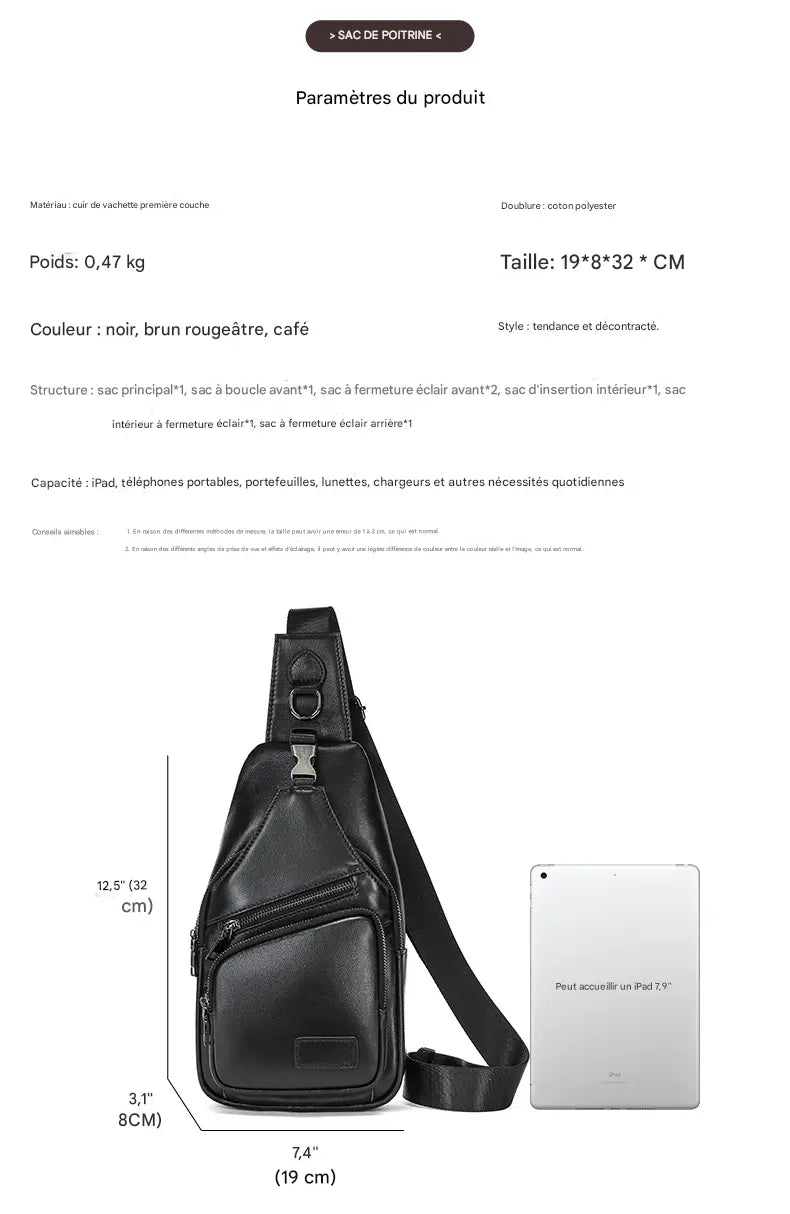James en cuir UniversBags