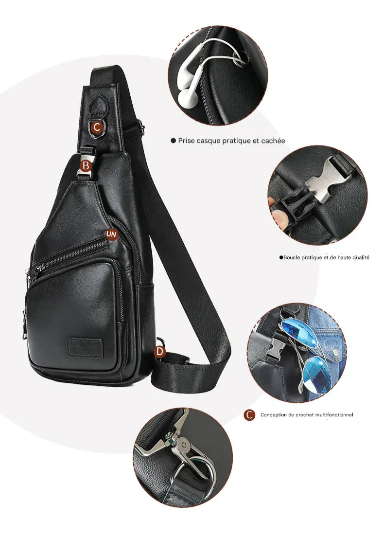 James en cuir UniversBags