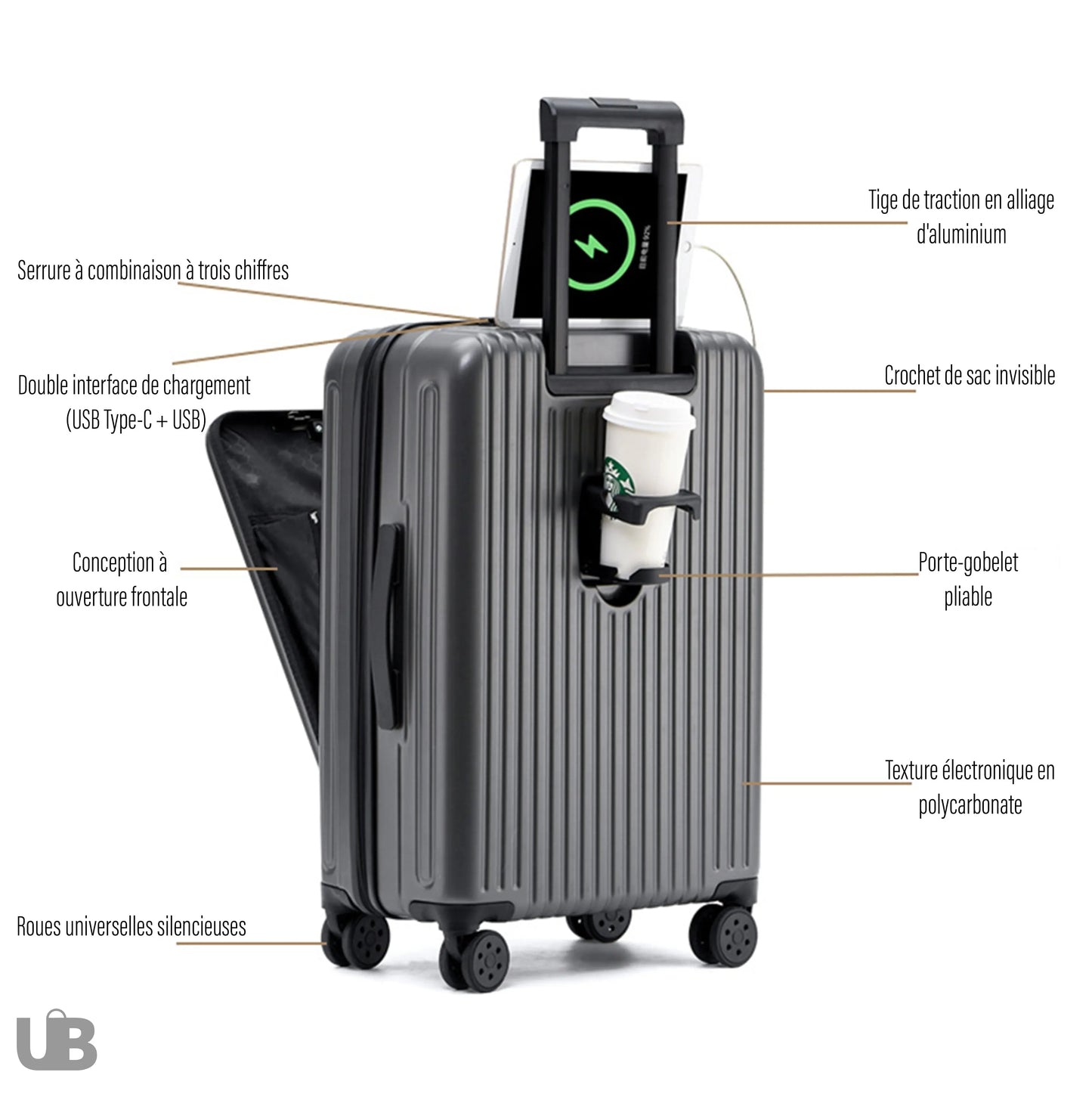 Valise Trolley Business - UniversBags