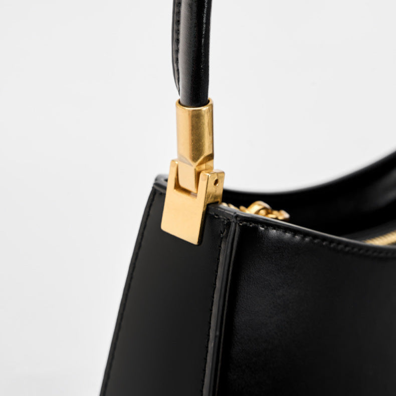 Sac porté épaule Jade en cuir première couche