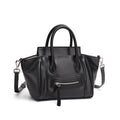 Sac trapèze Irina en cuir de vachette