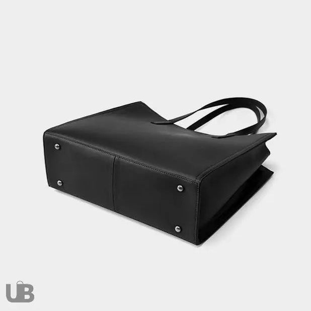 Image supplémentaire de Sac fourre-tout Lucie en cuir véritable pour ordinateur