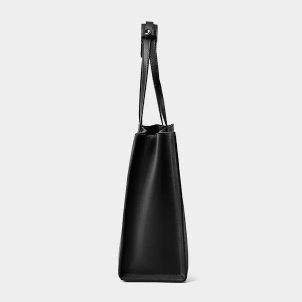 Image supplémentaire de Sac fourre-tout Lucie en cuir véritable pour ordinateur