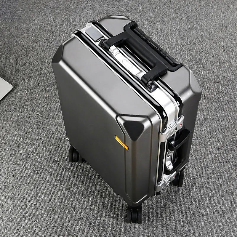 Valises à cadre en aluminium, valises à tramway, valises universelles unisexes à roues, nouveaux modèles, valises de chariot, étuis de mots de passe professionnels UniversBags