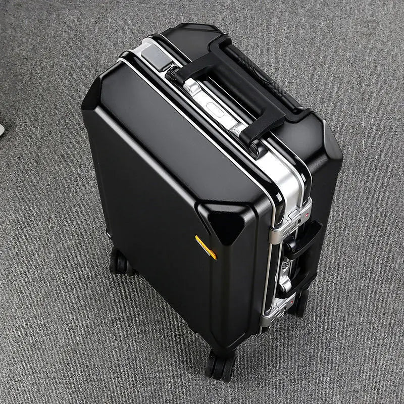 Valises à cadre en aluminium, valises à tramway, valises universelles unisexes à roues, nouveaux modèles, valises de chariot, étuis de mots de passe professionnels UniversBags