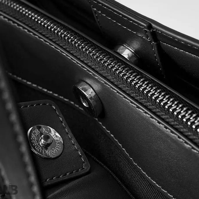 Détails de Sac fourre-tout Lucie en cuir véritable pour ordinateur
