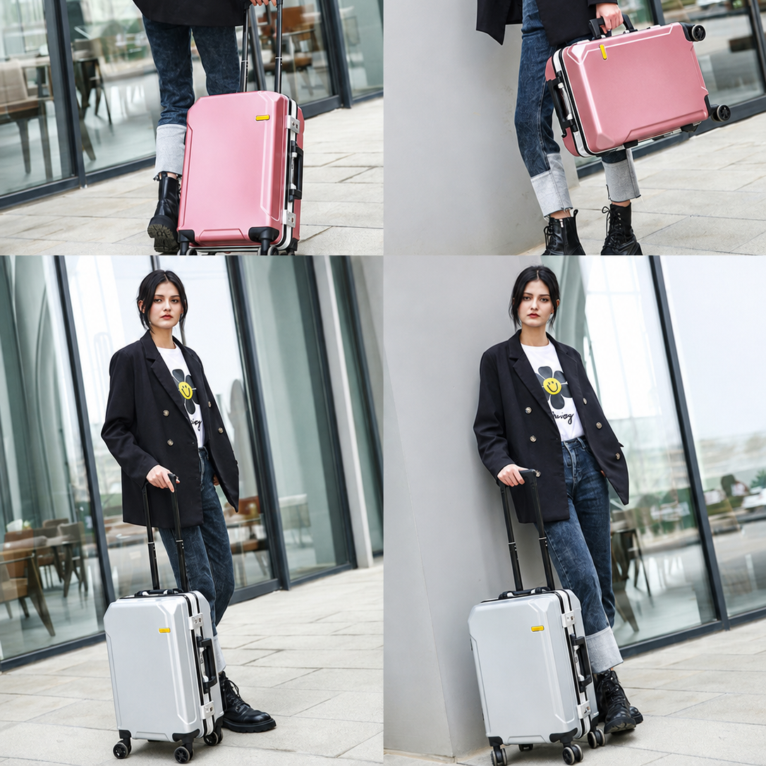 Image supplémentaire de Valise Rigide Premium Monaco avec Cadre en Aluminium et Port USB Intégré