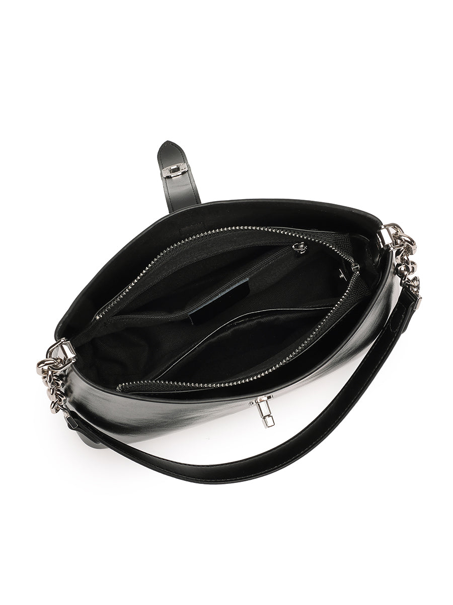 Intérieur du sac Fanny avec fermeture zippée et poche intérieure