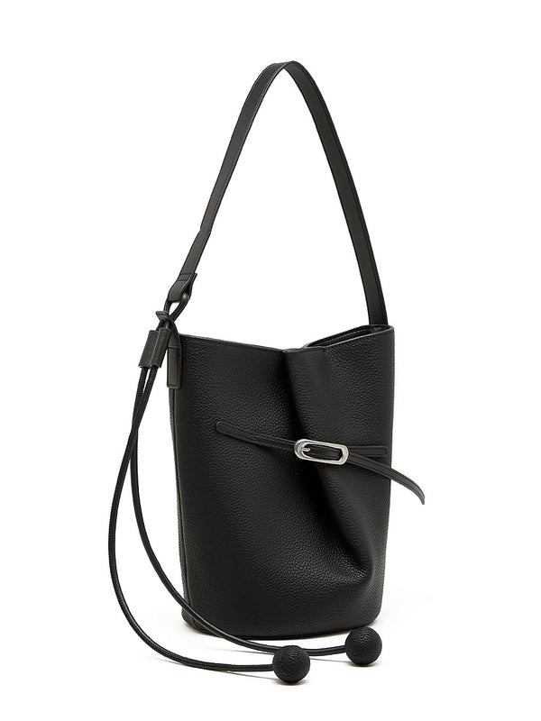 Sac seau Isabella en cuir de vachette première couche