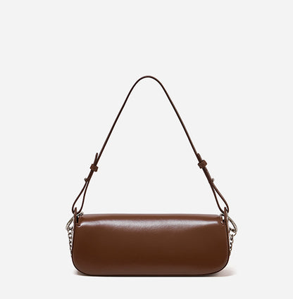 Dos du sac Monica caramel avec sa sangle en cuir