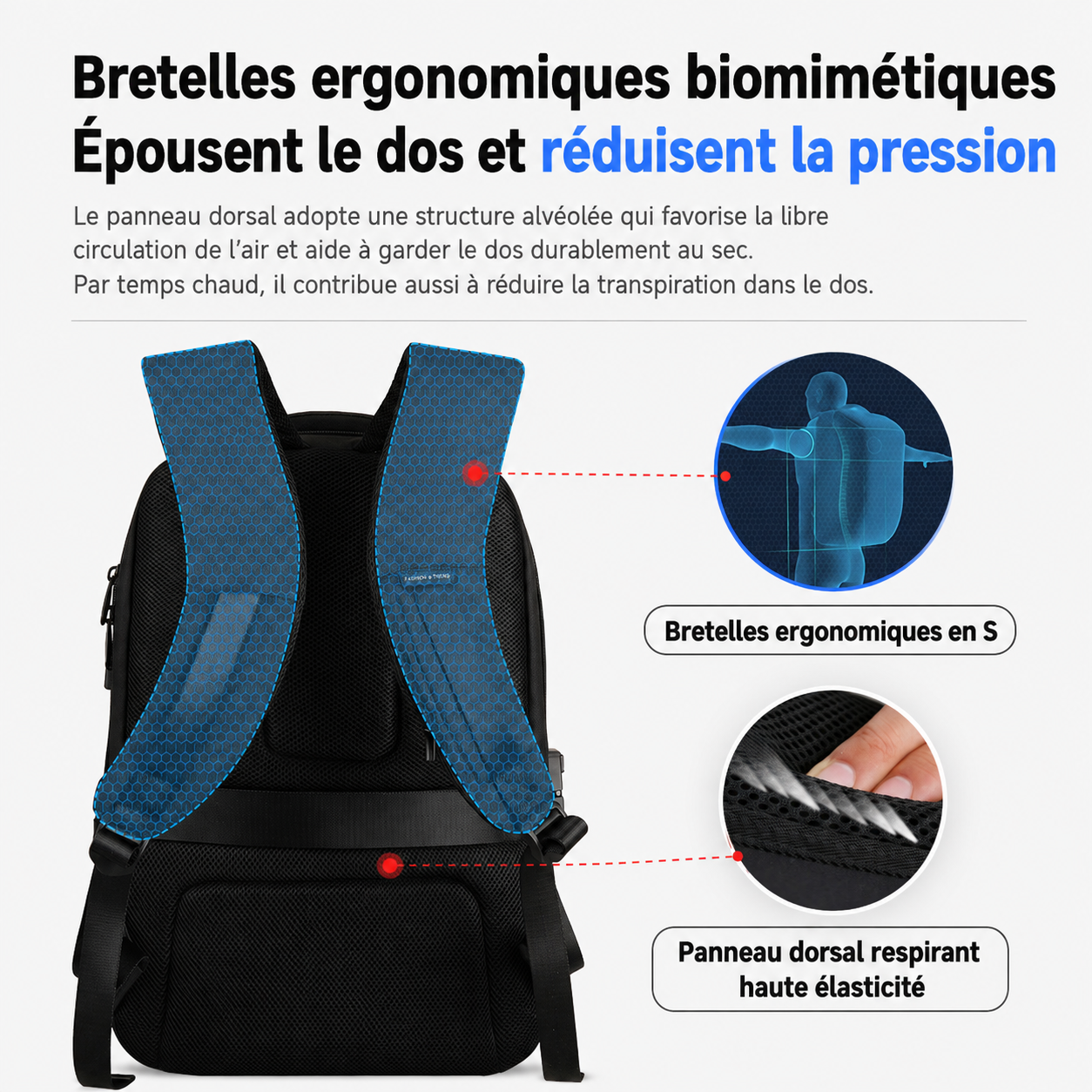 Détails de Mochila poncho