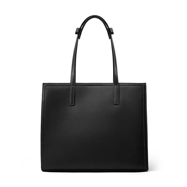 Sac fourre-tout Lucie en cuir véritable pour ordinateur