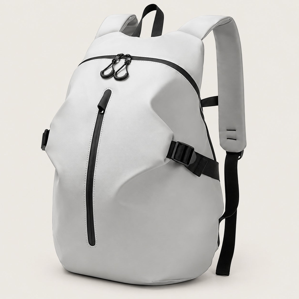 Sac à dos Abers XL amélioré gris, bretelles et boucles latérales