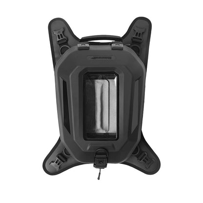Couvercle rigide et poche téléphone de la Rhinowalk, vue de dessus