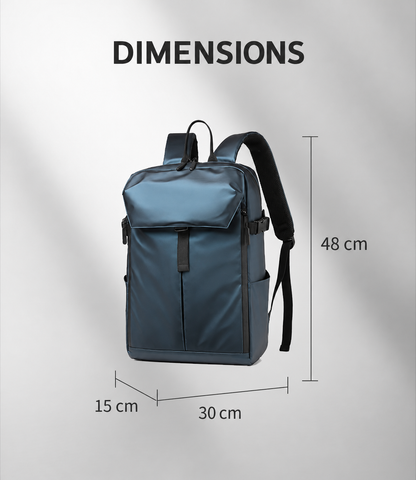 Sac à dos Jordan bleu : dimensions 48 × 30 × 15 cm