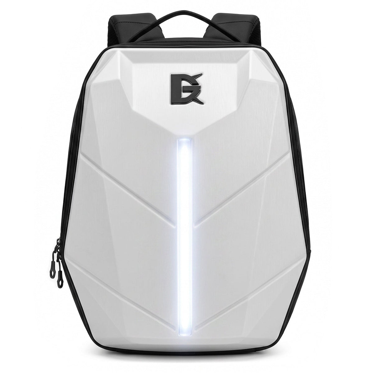 Sac à dos Striking blanc avec bande LED blanche