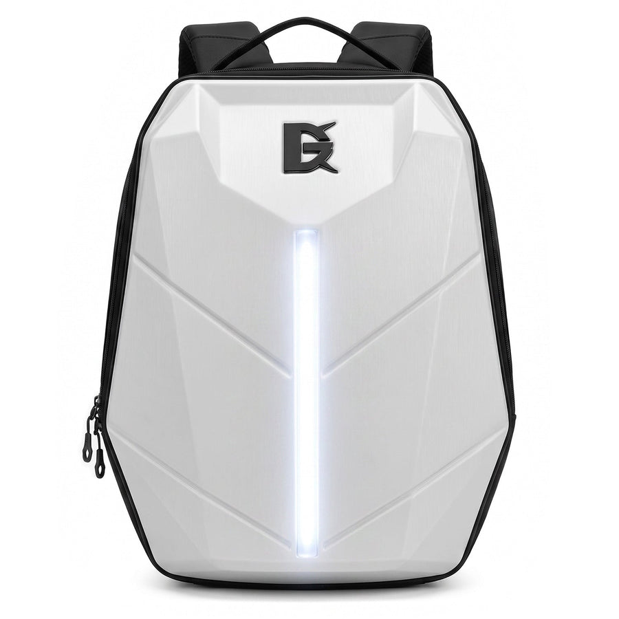Sac à dos Striking blanc avec bande LED blanche
