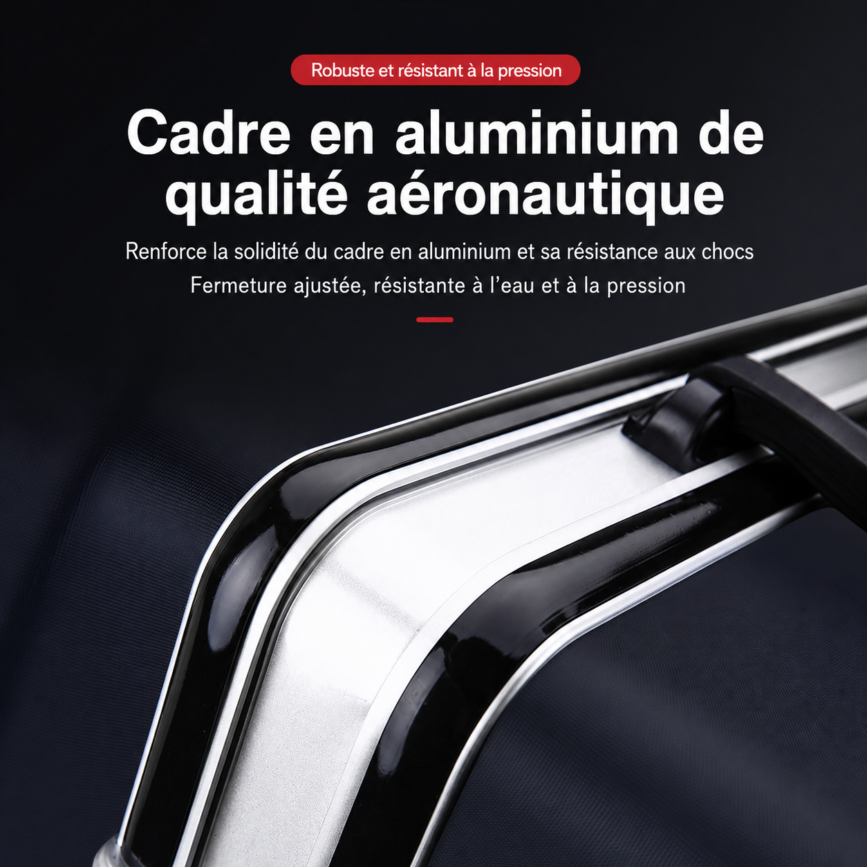 Détails de Valise Rigide Premium Monaco avec Cadre en Aluminium et Port USB Intégré